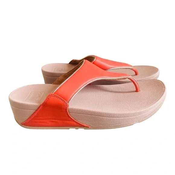 FITFLOP Lulu Pop Toe Post Sandal Emberglow - Picture 2 of 7